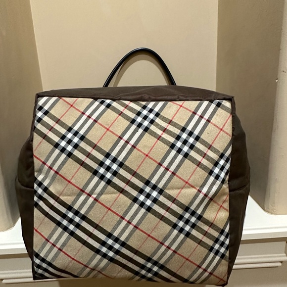 Burberry Brown/Novacheck nylon large tote - Picture 7 of 9